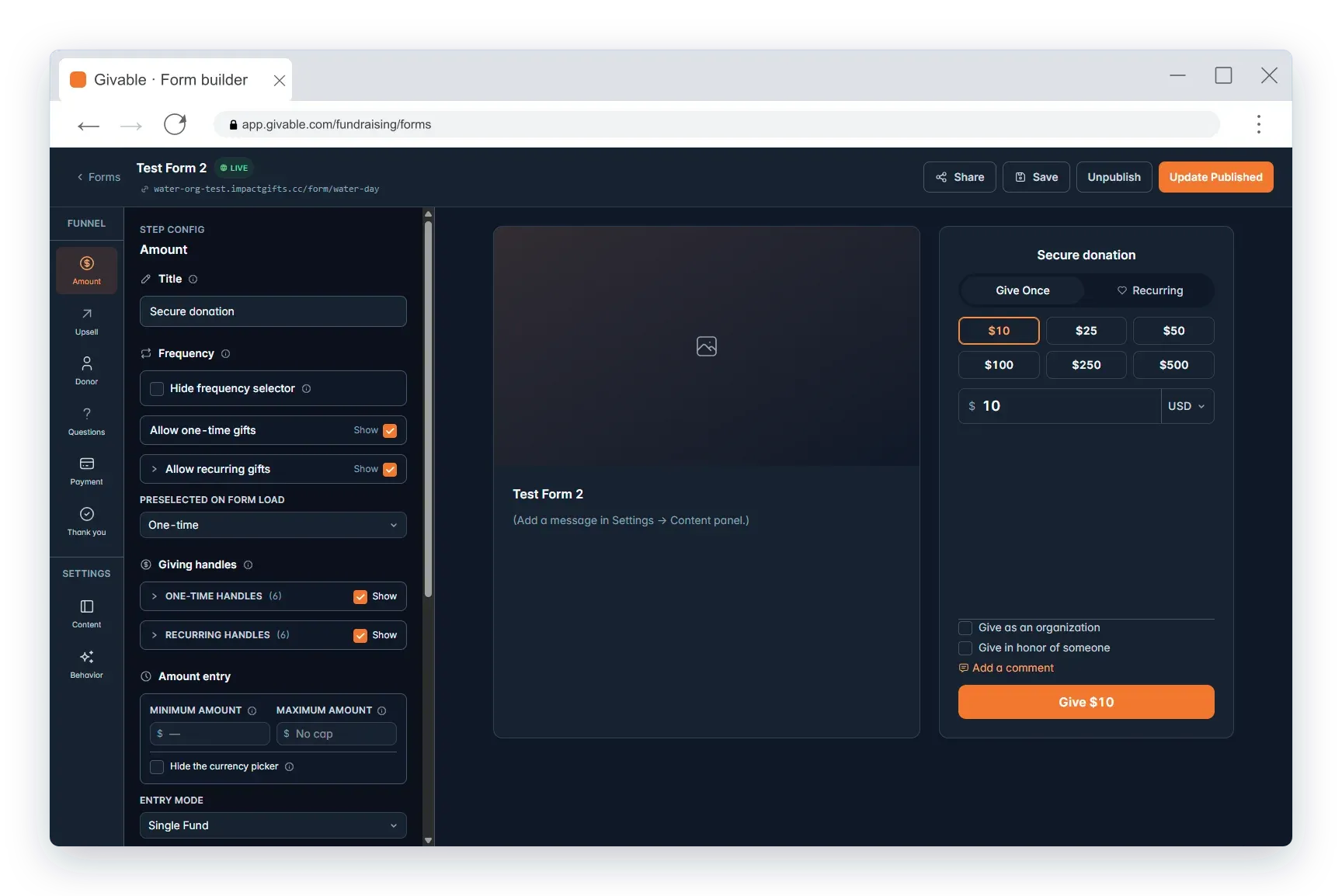 Checkout overview