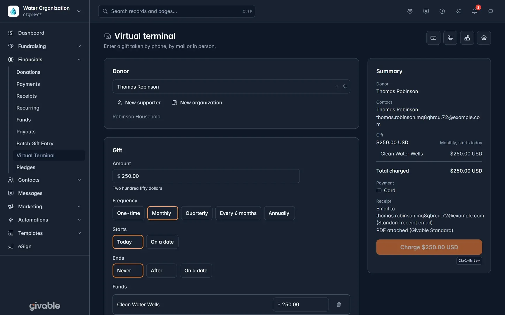Virtual Terminal overview